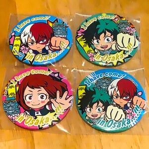 Deku Izuku Midoriya, Shoto Todoroki, and Ochaco Uraraka My Hero Academia Pins
